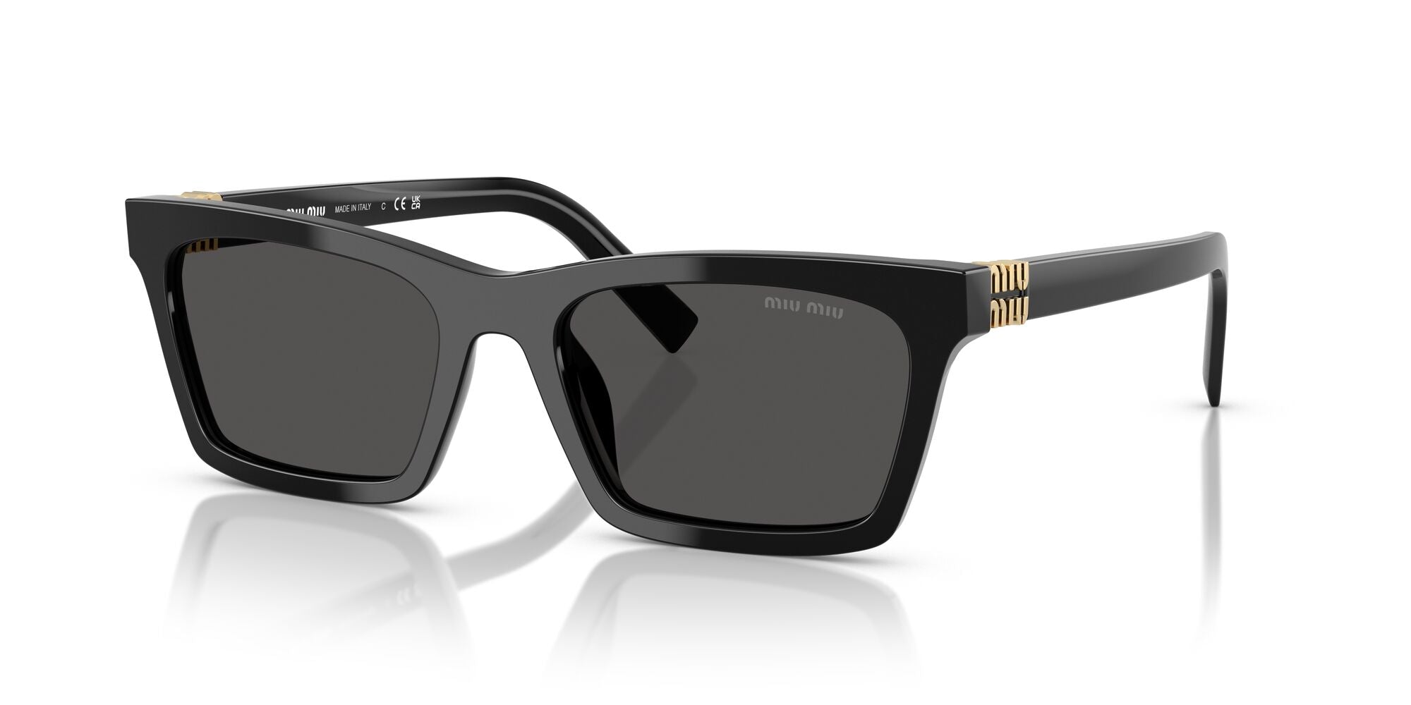 MIU MIU, 0MU A05S, 16K08Z Black, 55